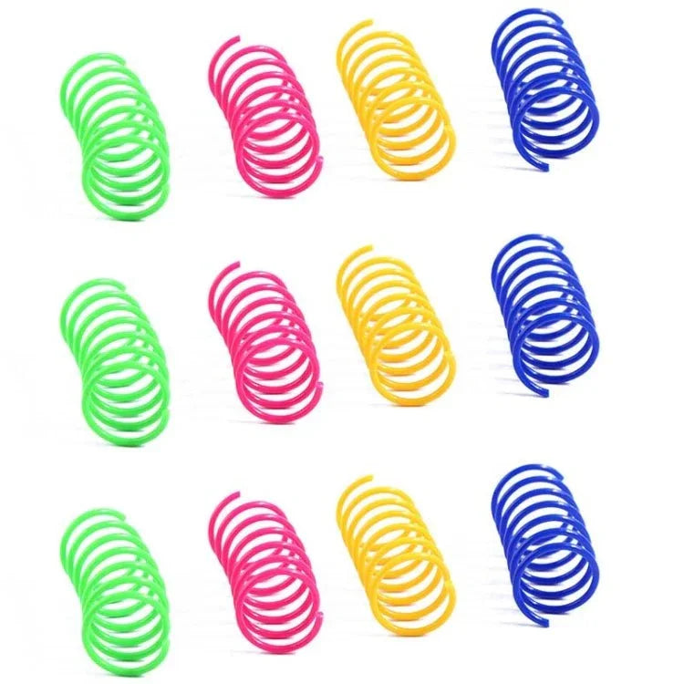 4pcs / Pack Colorful Spring Cats Self - Exciting Coil Toys - Trustpick