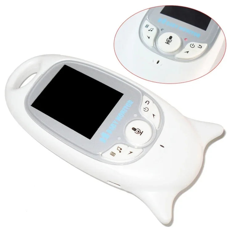 VB601 Monitor de Bebé Portátil Sem Complicações com Ecrã LCD 2.0 polegadas, Suporta Comunicação Bidirecional, Visão Noturna, VB601
