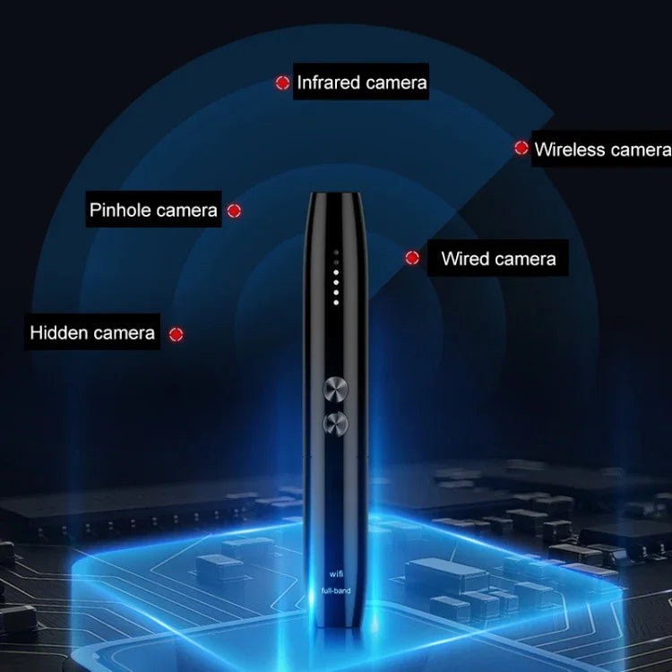 Detetor de Lente de Câmara IR WT09 Detector de Sinal Sem Fios Dispositivo Localizador Anti-rastreamento GPS Radar Detector de Frequência Rádio
