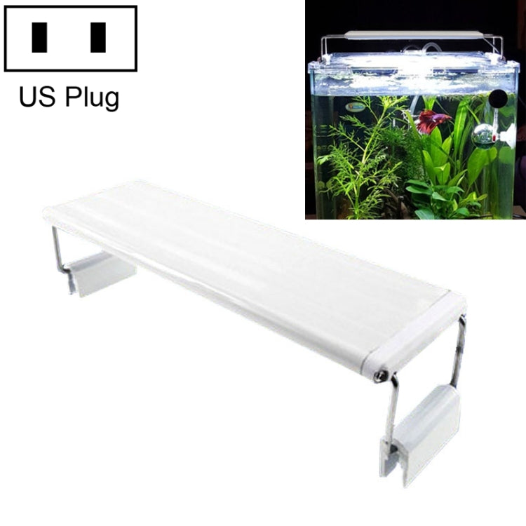 Lâmpada LED de Suporte Aquático para Aquário de Vidro com Três Fileiras XY-60K, Plugue US