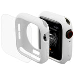 ENKAY Hat-Prince 2 em 1 TPU Semi-rígida + Protetor de Ecrã Curvo 3D PET de Dobragem a Quente HD para Apple Watch Series 6 / 5 / 4 / SE3 / 2 / 1 40mm, 40mm