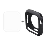 ENKAY Hat-Prince 2 em 1 Capa Protetora Semi-revestida em TPU + Protetor de Ecrã HD Curvo 3D em PET com Dobragem a Quente para Apple Watch Series 6 / 5 / 4 / Watch SE 44mm, Para Apple Watch Series 6 / 5 / 4 / Watch SE 44mm