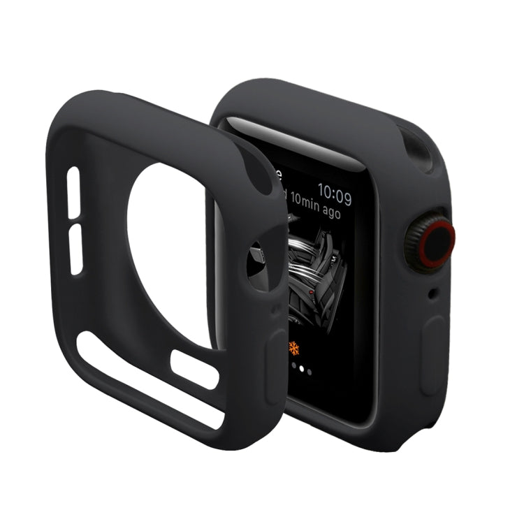 ENKAY Hat-Prince 2 em 1 Capa Protetora Semi-revestida em TPU + Protetor de Ecrã HD Curvo 3D em PET com Dobragem a Quente para Apple Watch Series 6 / 5 / 4 / Watch SE 44mm, Para Apple Watch Series 6 / 5 / 4 / Watch SE 44mm