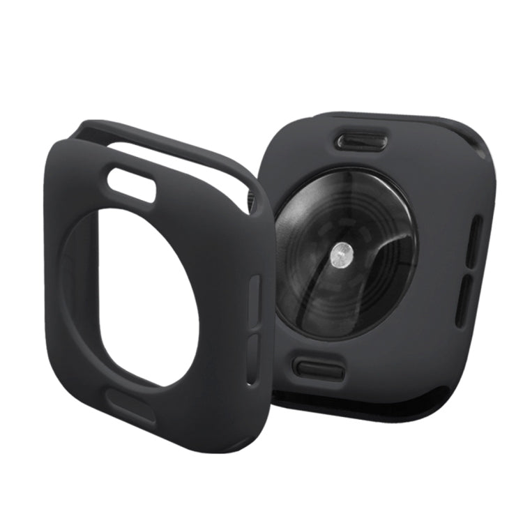 ENKAY Hat-Prince 2 em 1 Capa Protetora Semi-revestida em TPU + Protetor de Ecrã HD Curvo 3D em PET com Dobragem a Quente para Apple Watch Series 6 / 5 / 4 / Watch SE 44mm, Para Apple Watch Series 6 / 5 / 4 / Watch SE 44mm