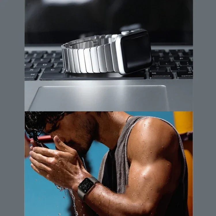 Correia de Relógio em Aço Inoxidável para Apple Watch 38mm