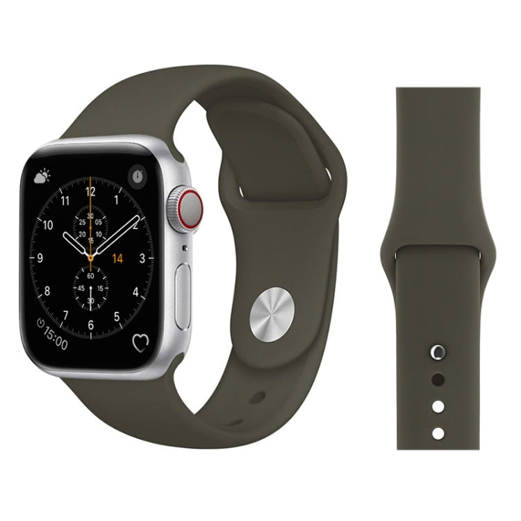 Para Apple Watch Series 3 & 2 & 1 38mm Correia de Relógio de Pulso em Silicone Estilo Simples e Fashion, Para 38mm