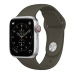 Para Apple Watch Series 3 & 2 & 1 38mm Correia de Relógio de Pulso em Silicone Estilo Simples e Fashion, Para 38mm