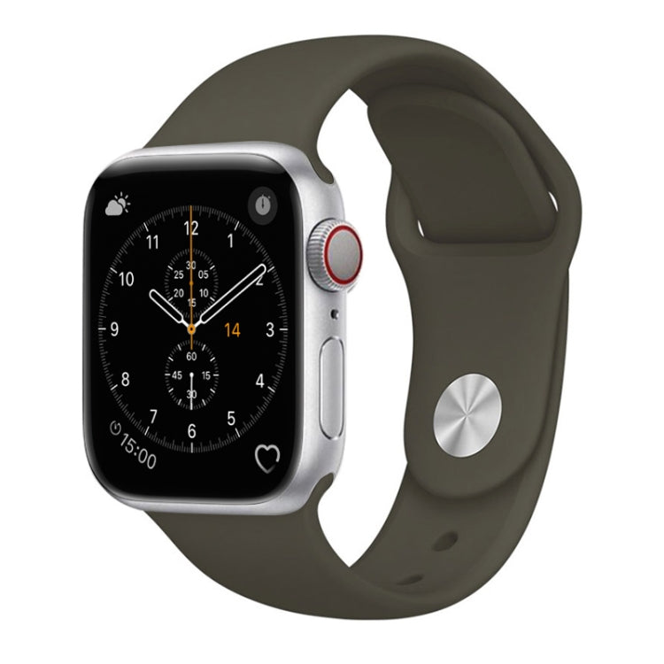 Para Apple Watch Series 3 & 2 & 1 38mm Correia de Relógio de Pulso em Silicone Estilo Simples e Fashion, Para 38mm