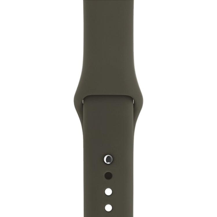 Para Apple Watch Series 3 & 2 & 1 38mm Correia de Relógio de Pulso em Silicone Estilo Simples e Fashion, Para 38mm