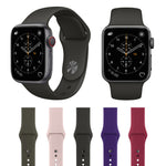 Para Apple Watch Series 3 & 2 & 1 38mm Correia de Relógio de Pulso em Silicone Estilo Simples e Fashion, Para 38mm