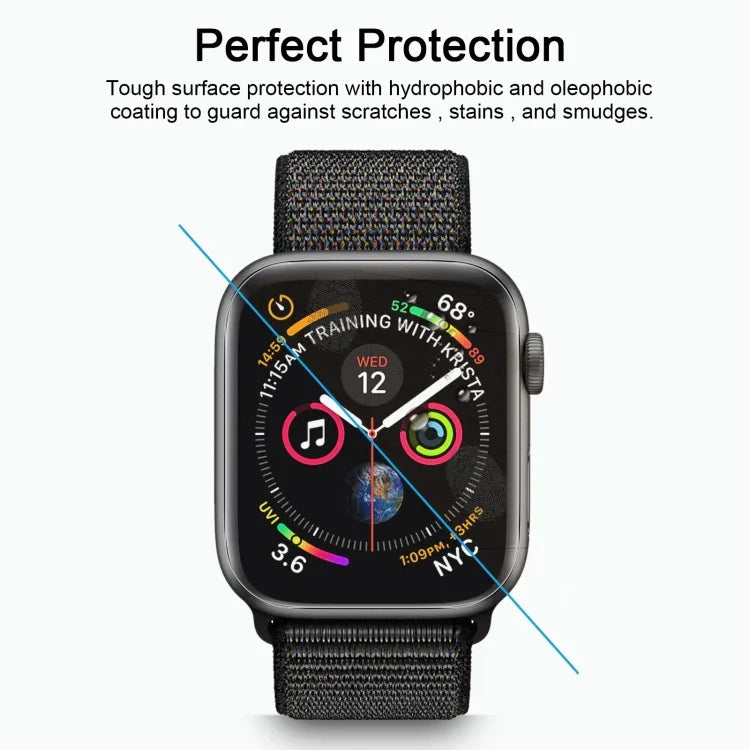 Protetor de Ecrã HD Curvo PET 3D de Aquecimento e Dobragem Completa ENKAY Hat-Prince para Apple Watch Series 6 / 5 / 4 / Watch SE 40mm, Para Apple Watch Series 6 / 5 / 4 / Watch SE 40mm