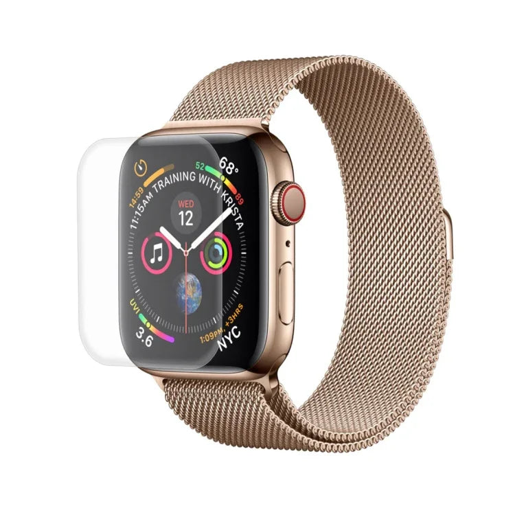 2 PCS ENKAY Hat-Prince PET 3D de Ecrã Completo + PET 3D de Ecrã Completo com Electroplating Curvo e Dobragem Térmica Protetor de Ecrã HD para Apple Watch Series 6 / 5 / 4 / Watch SE 44mm, Para Apple Watch Series 6 / 5 / 4 / Watch SE 44mm