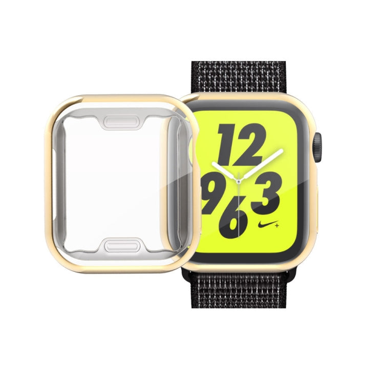 Capa TPU com Revestimento de Cobertura Total para Apple Watch Series 6 / 5 / 4 / Watch SE 44mm, Para Apple Watch Series 6 / 5 / 4 / Watch SE 44mm