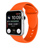 Pulseira de Relógio em Silicone com Duplo Rebite para Apple Watch Series 3 & 2 & 1 42mm, Apple Watch 42mm