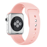 Pulseira de Relógio em Silicone com Duplo Rebite para Apple Watch Series 3 & 2 & 1 42mm, Apple Watch 42mm