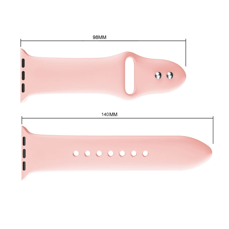 Pulseira de Relógio em Silicone com Duplo Rebite para Apple Watch Series 3 & 2 & 1 42mm, Apple Watch 42mm