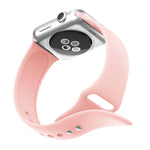 Pulseira de Relógio em Silicone com Duplo Rebite para Apple Watch Series 3 & 2 & 1 42mm, Apple Watch 42mm