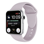Pulseira de Relógio em Silicone com Duplo Rebite para Apple Watch Series 3 & 2 & 1 42mm, Apple Watch 42mm