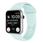 Pulseira de Relógio em Silicone com Duplo Rebite para Apple Watch Series 3 & 2 & 1 42mm, Apple Watch 42mm