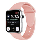 Double Rivets Silicone Watch Band for Apple Watch Series 3 & 2 & 1 38mm, Apple Watch 38mm