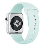 Correia de Relógio em Silicone com Rebites Duplos para Apple Watch Séries 3 & 2 & 1 38mm, Apple Watch 38mm