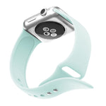 Correia de Relógio em Silicone com Rebites Duplos para Apple Watch Séries 3 & 2 & 1 38mm, Apple Watch 38mm