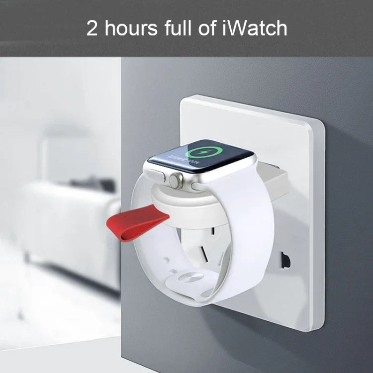 Carregador Sem Fios Magnético Portátil Universal Qi Padrão A3 para Apple Watch Series 4 & 3 & 2 & 1