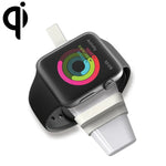 Carregador Sem Fios USB Magnético Portátil Universal B2 Padrão Qi para Apple Watch Series 4 & 3 & 2 & 1