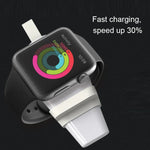 Carregador Sem Fios USB Magnético Portátil Universal B2 Padrão Qi para Apple Watch Series 4 & 3 & 2 & 1