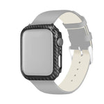 Capa de Proteção com Estrutura em Fibra de Carbono PC para Apple Watch Series 6 / 5 / 4 / Watch SE 40mm, Para Apple Watch Series 6 / 5 / 4 / Watch SE 40mm