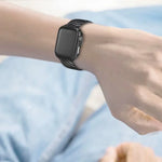 Correia de Fibra de Carbono em Pele Genuína + Moldura para Apple Watch Series 4 40mm, Apple Watch Series 4 40mm