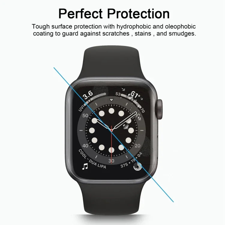 Filme de Vidro Temperado 9H 2.5D Para Apple Watch Series 6 / 5 / 4 / Watch SE 40mm, Para Apple Watch Series 6 / 5 / 4 / Watch SE 40mm