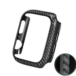 Capa de Proteção com Estrutura em Fibra de Carbono PC para Apple Watch Series 3 & 2 & 1 38mm, Para Apple Watch Series 3 & 2 & 1 38mm