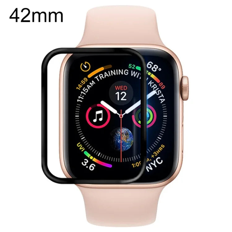 Película Protetora de Ecrã em PET Macio para Cobertura Total para Apple Watch Series 3 / 2 / 1 42mm, Para Apple Watch Series 3 / 2 / 1 42mm