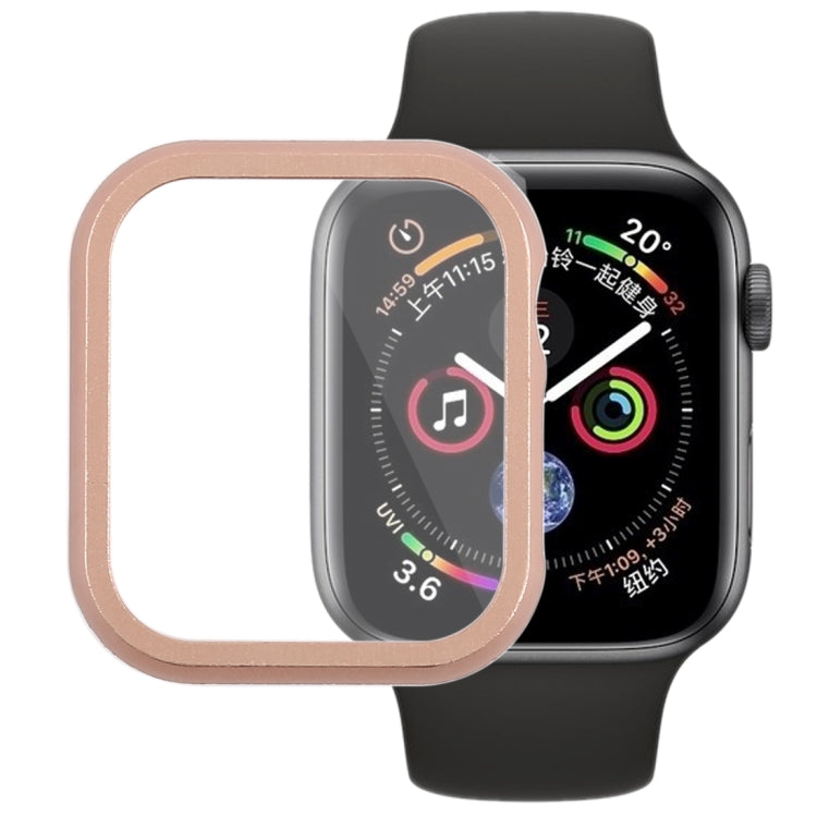 Capa Protetora com Moldura Frontal em Metal para Apple Watch Séries 6 / 5 / 4 / Watch SE 40mm, Para Apple Watch Séries 6 / 5 / 4 / Watch SE 40mm