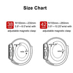 Correia de Relógio Magnética em Nylon que Muda de Cor para Apple Watch Series 7 41mm / 6 & SE & 5 & 4 40mm / 3 & 2 & 1 38mm, 40mm