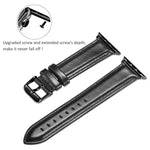 Correia de Relógio em Pele com Fivela Preta para Apple Watch Ultra 49mm & Watch Ultra 2 49mm / Series 10 46mm / 9&8&7 45mm / SE 3&SE 2&6&SE&5&4 44mm / 3&2&1 42mm, Para Apple Watch Ultra 49mm / Series 8&7 45mm / SE 2&6&SE&5&4 44mm / 3&2&1 42mm