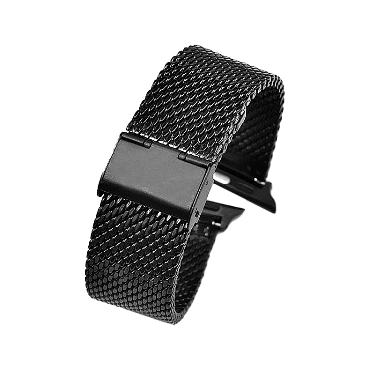 Correia Milanesa em Aço Inoxidável 304 com Conector para Apple Watch Ultra 49mm & Watch Ultra 2 49mm / Series 10 46mm / 9&8&7 45mm / SE 3&SE 2&6&SE&5&4 44mm / 3&2&1 42mm, Para Apple Watch Series 7 45mm / & 6 & SE & 5 & 4 44mm