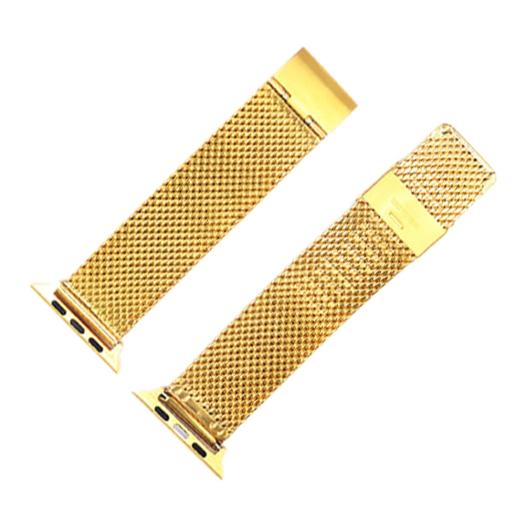 Correia Milanesa em Aço Inoxidável 304 com Conector para Apple Watch Ultra 49mm & Watch Ultra 2 49mm / Series 10 46mm / 9&8&7 45mm / SE 3&SE 2&6&SE&5&4 44mm / 3&2&1 42mm, Para Apple Watch Series 7 45mm / & 6 & SE & 5 & 4 44mm