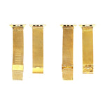 Correia Milanesa em Aço Inoxidável 304 com Conector para Apple Watch Ultra 49mm & Watch Ultra 2 49mm / Series 10 46mm / 9&8&7 45mm / SE 3&SE 2&6&SE&5&4 44mm / 3&2&1 42mm, Para Apple Watch Series 7 45mm / & 6 & SE & 5 & 4 44mm
