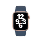 Pulseira de Relógio em Silicone Elástico de Cor Sólida para Apple Watch Ultra 49mm & Watch Ultra 2 49mm / Series 10 46mm / 9 & 8 & 7 45mm / SE 3 & SE 2 & 6 & SE & 5 & 4 44mm / 3 & 2 & 1 42mm, Tamanho: S 130mm