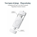 Carregador Rápido Magnético Sem Fios U8 USB / Type-C para Apple Watch Series, U8