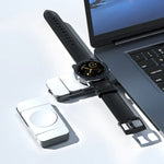 Carregador Sem Fios Magnético USB / Type-C U8S Carregador Rápido para Samsung Watch 3 / 4, 4 Classic, Active 1 / 2