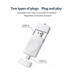 Carregador Sem Fios Magnético USB / Type-C U8S Carregador Rápido para Samsung Watch 3 / 4, 4 Classic, Active 1 / 2