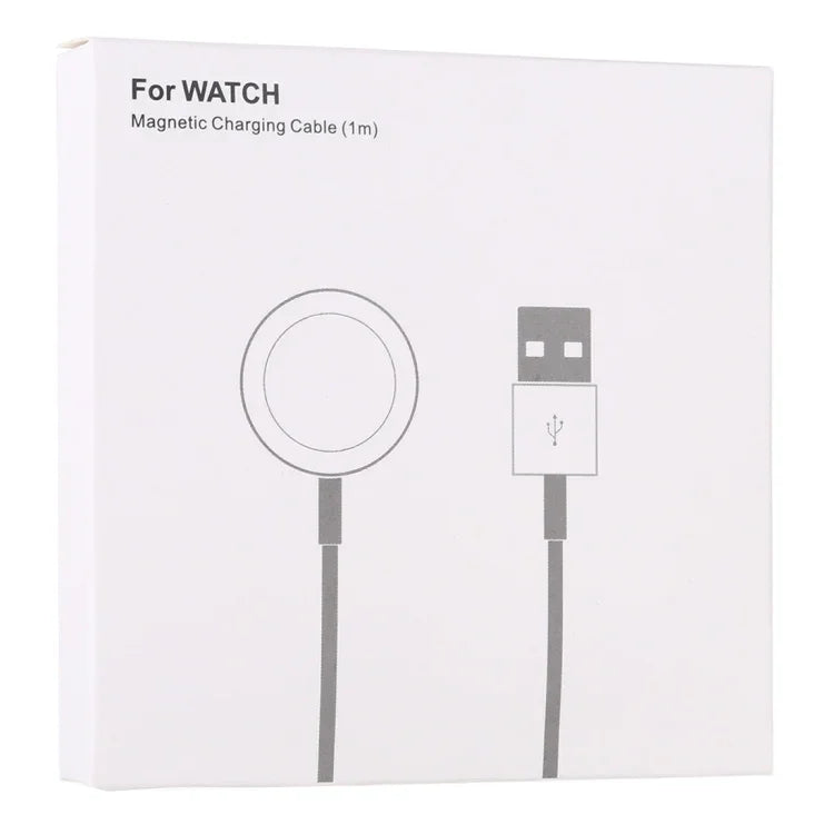 Carregador Sem Fios Magnético 2m para Apple Watch Series Ultra & 10 / 9 / 8 / 7 / 6 / 5 / 4 / 3 / 2, 2m