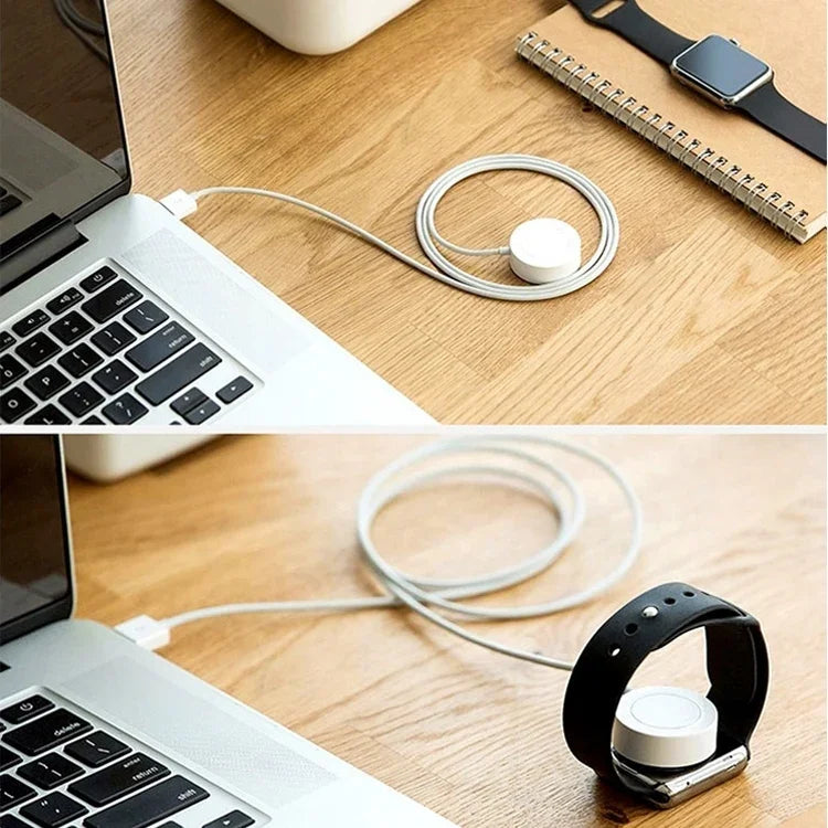 Carregador Sem Fios Magnético 2m para Apple Watch Series Ultra & 10 / 9 / 8 / 7 / 6 / 5 / 4 / 3 / 2, 2m
