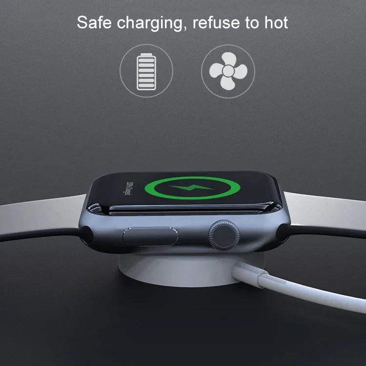 Carregador Sem Fios Magnético 2m para Apple Watch Series Ultra & 10 / 9 / 8 / 7 / 6 / 5 / 4 / 3 / 2, 2m