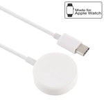 Carregador Sem Fios Magnético Portátil Universal Tipo-C 3m para Apple Watch Ultra & Ultra 2 & Series 9 & 8 & 7 & 6 & 5 & 4 & 3 & 2, 3m