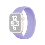 Pulseira Elástica de Silicone de Cor Sólida para Apple Watch Ultra 49mm & Watch Ultra 2 49mm / Series 10 46mm / 9&8&7 45mm / SE 3&SE 2&6&SE&5&4 44mm / 3&2&1 42mm, Tamanho: L 156mm