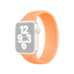 Pulseira Elástica de Silicone de Cor Sólida para Apple Watch Ultra 49mm & Watch Ultra 2 49mm / Series 10 46mm / 9&8&7 45mm / SE 3&SE 2&6&SE&5&4 44mm / 3&2&1 42mm, Tamanho: L 156mm
